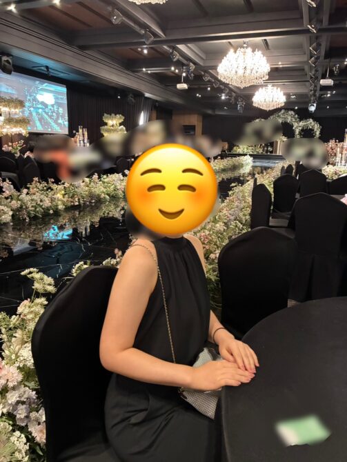 私はこんな服装で行きました