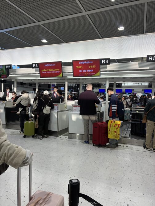 ベトジェット チェックインカウンター